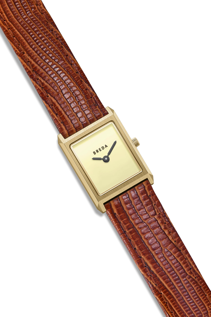 Breda - Montre Virgil Lizard Embossed