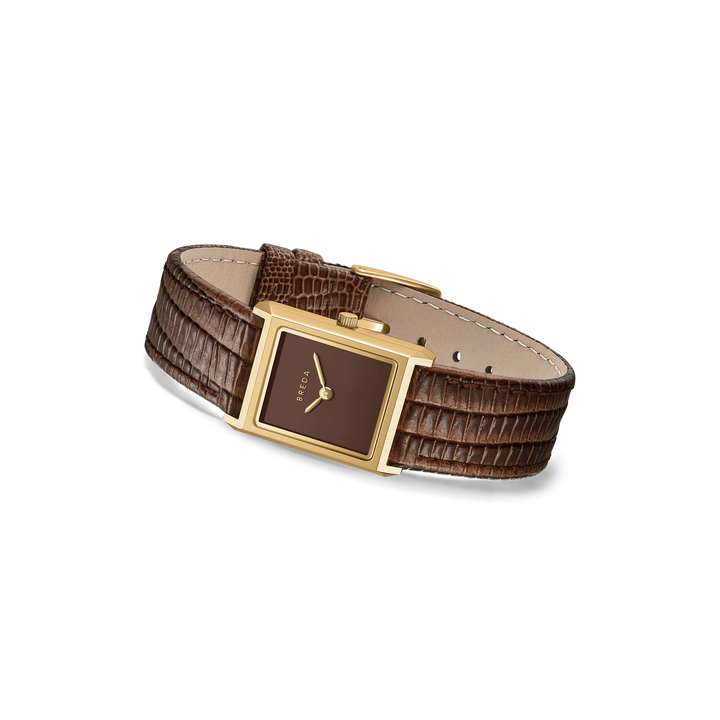 Breda - Montre Virgil Lizard Embossed