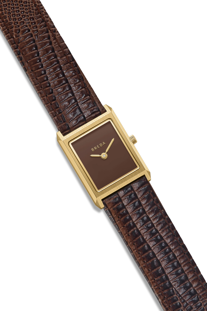 Breda - Montre Virgil Lizard Embossed