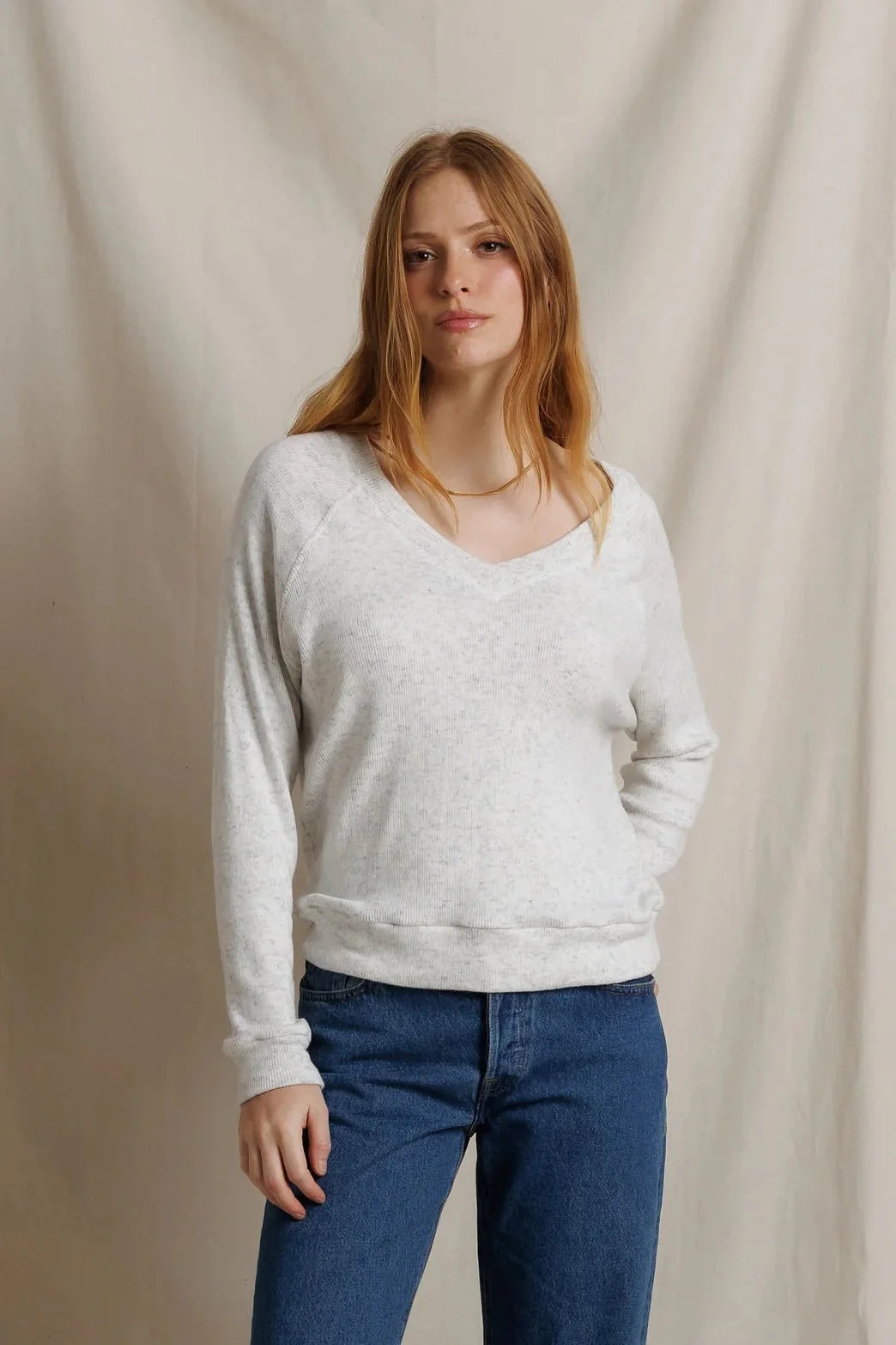 Perfectwhitetee - Pull en V Brielle