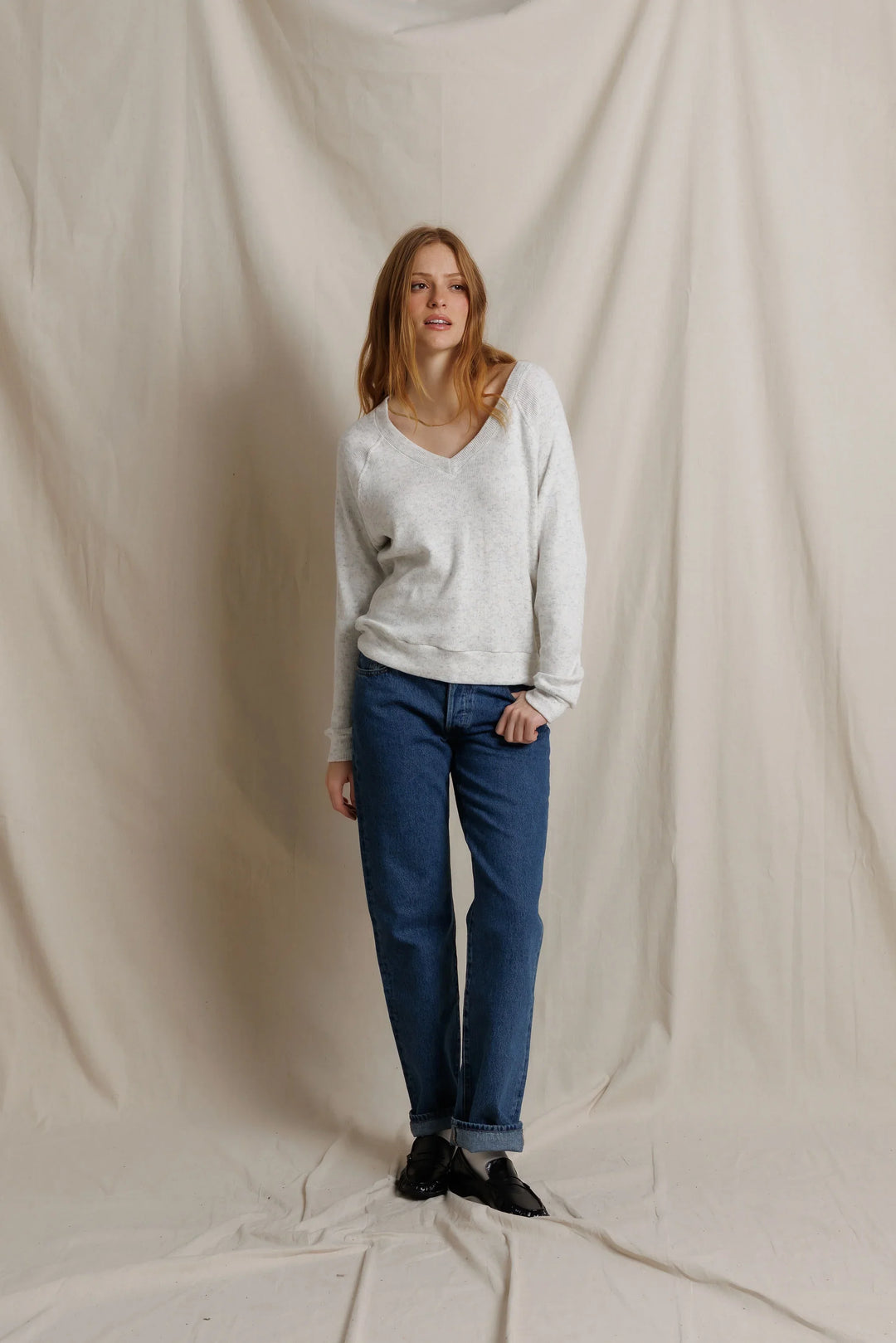 Perfectwhitetee - Pull en V Brielle