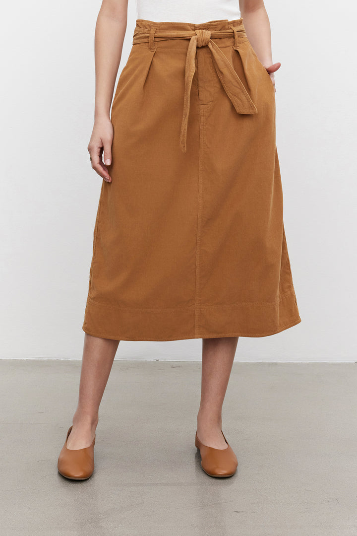 Velvet - Kennedy Cotton Corduroy Skirt - Boutique Billie 