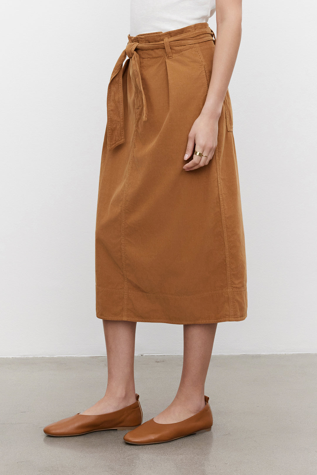 Velvet - Kennedy Cotton Corduroy Skirt - Boutique Billie 