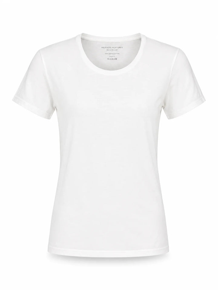 Majestic Filatures - T-shirt Deluxe Cotton col rond