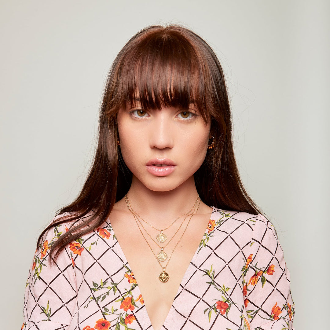 Deux Lions - Zodiac Female Body  Gold Sagittarius - Boutique Billie 