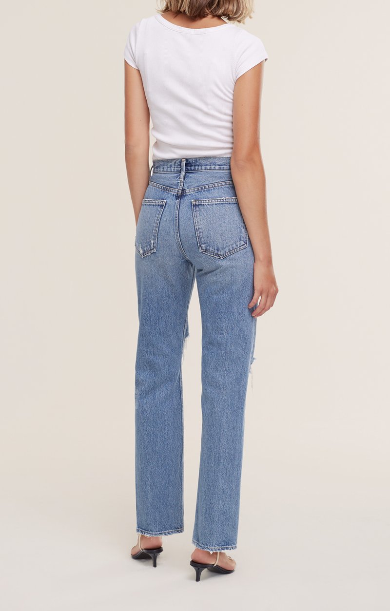 Agolde - Lana Mid Rise Vintage Straight Jean