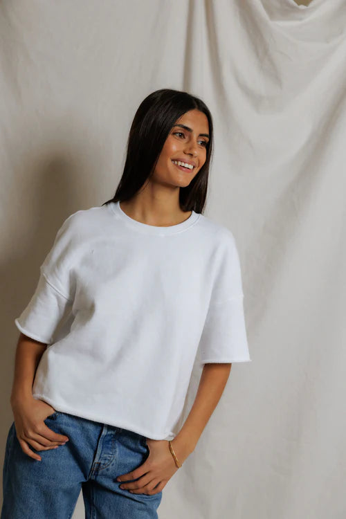 Perfectwhitetee - Sweatshirt à manches courtes Ezra