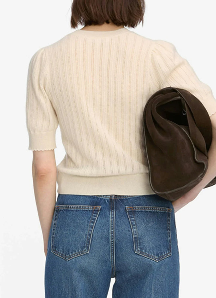 Frame - The Ladder Pointelle Sweater