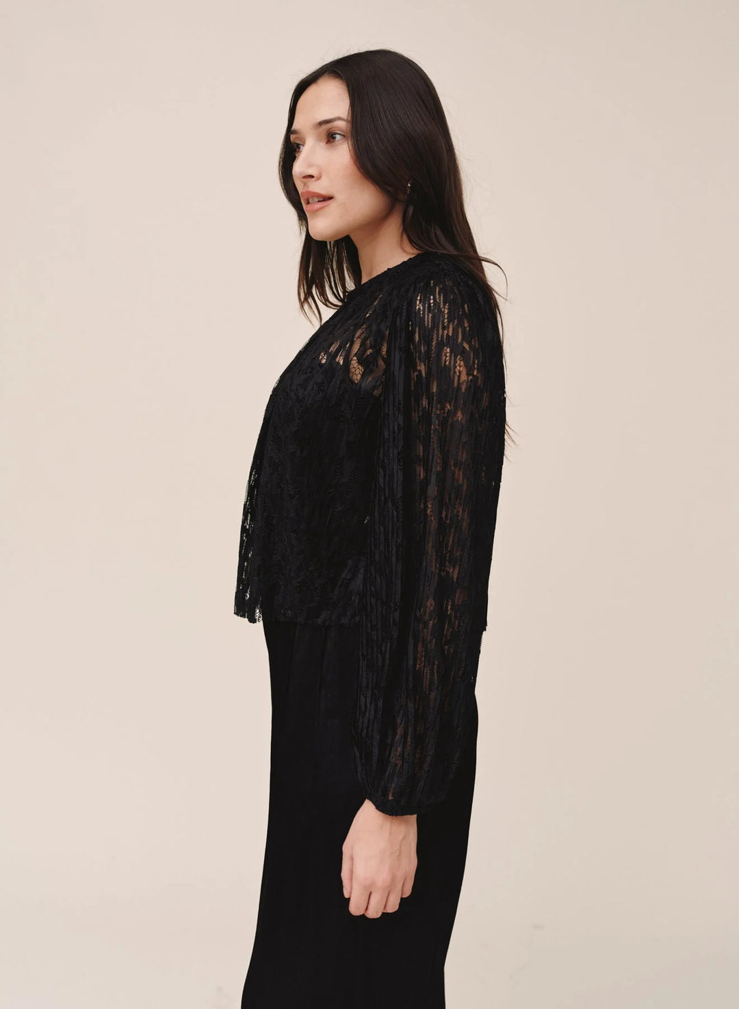 Bella Dahl - Blouse à manches longues avec encolure froncée