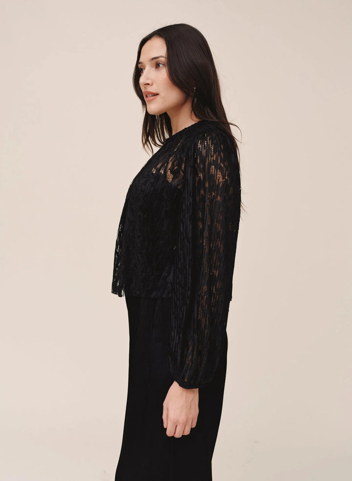 Bella Dahl - Blouse à manches longues avec encolure froncée