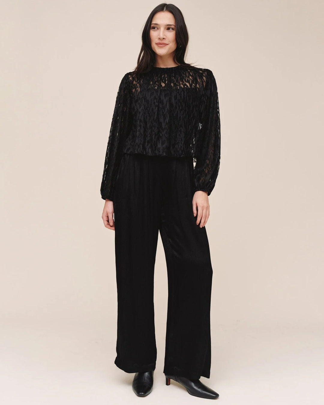 Bella Dahl - Blouse à manches longues avec encolure froncée