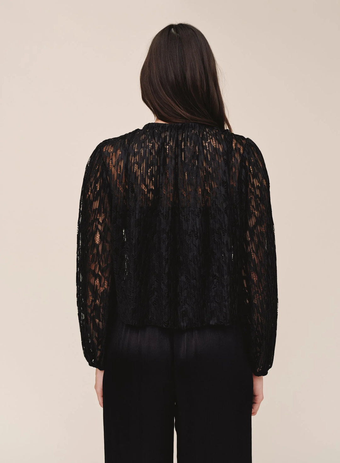 Bella Dahl - Blouse à manches longues avec encolure froncée