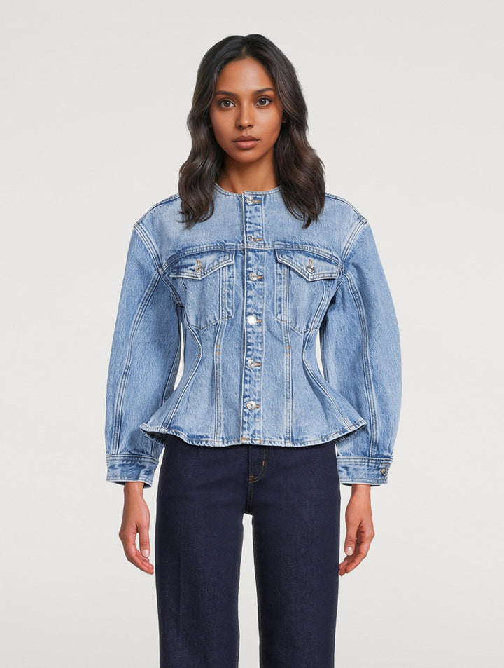 Frame - Vest en Denim The Nipped Collarless