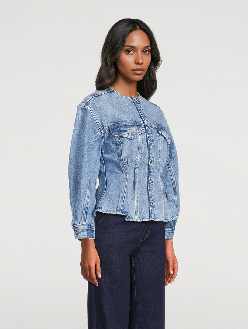 Frame - Vest en Denim The Nipped Collarless