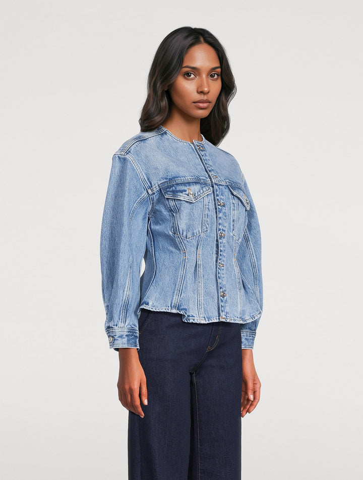Frame - Vest en Denim The Nipped Collarless