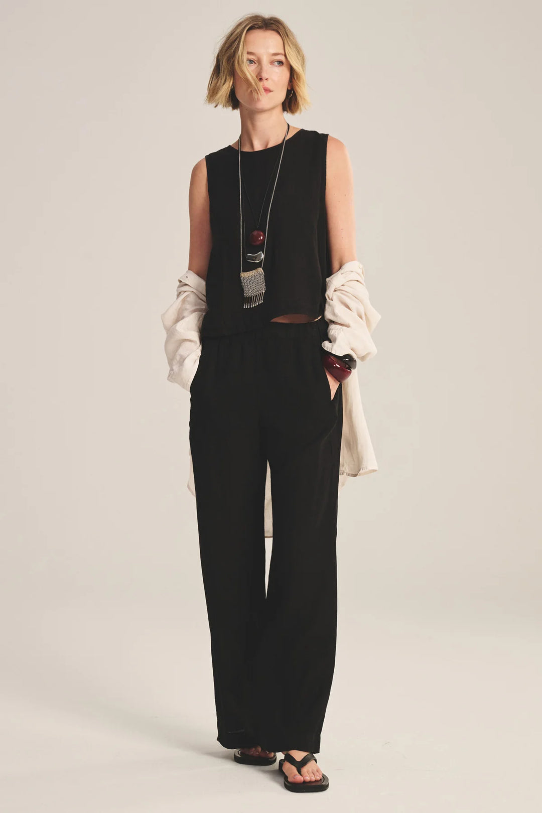 Velvet - Haut en lin Maxine