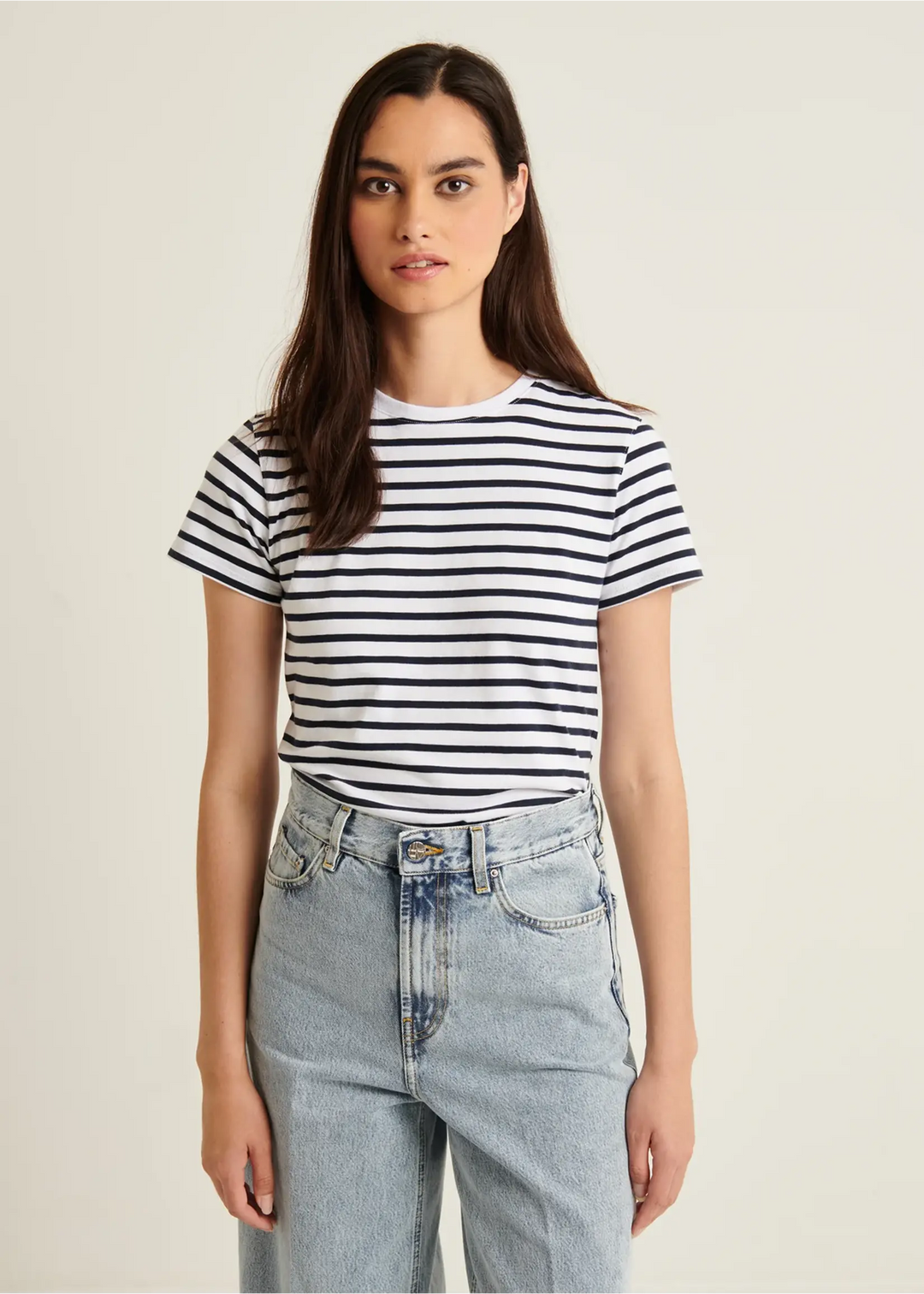 Patrick Assaraf - Iconic Classic Stripe T-Shirt
