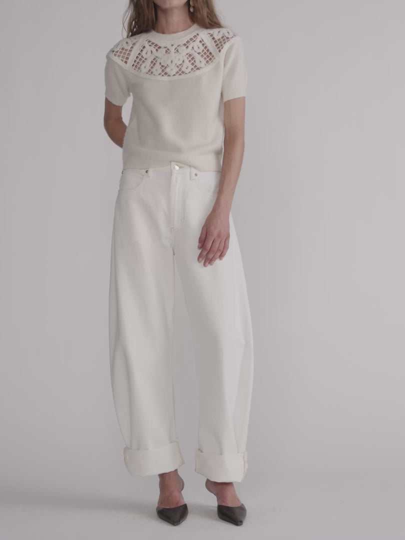 Frame - Chandail The Lace Gathered