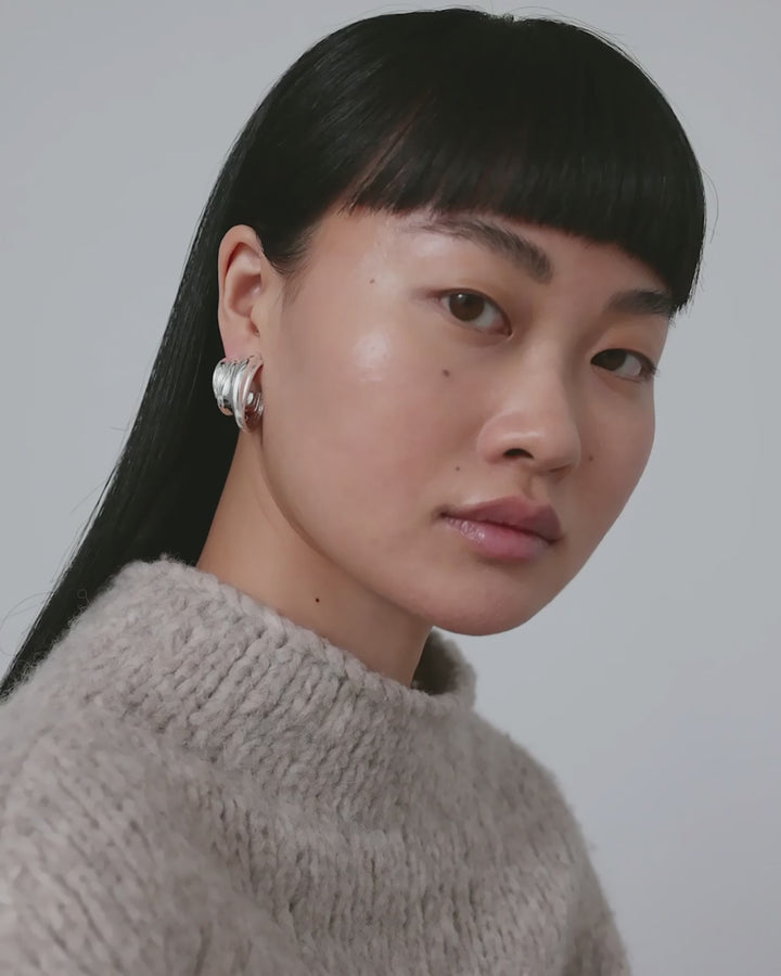 Jenny Bird - Boucles d'oreilles Leona en Argent