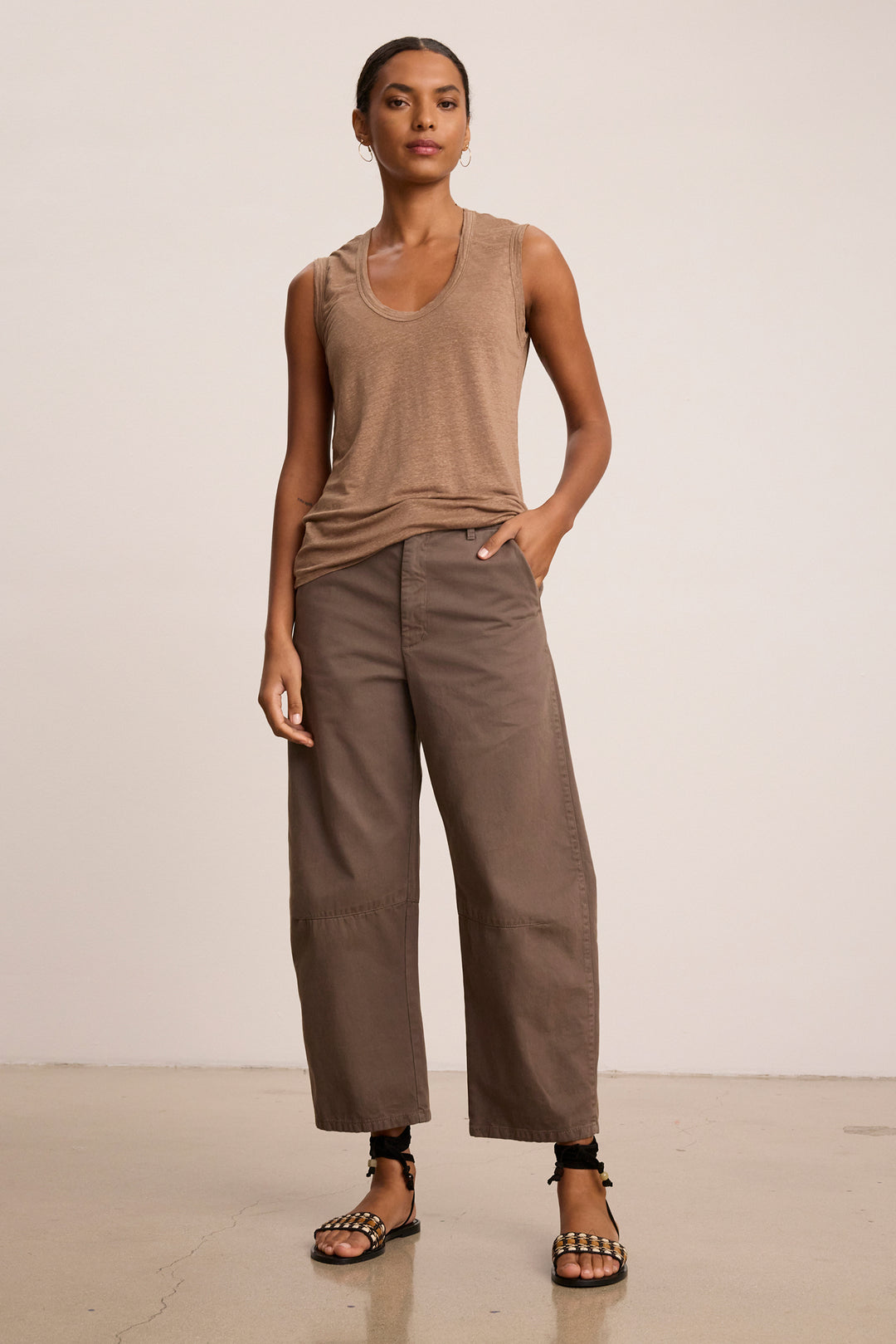 Velvet - Anca Linen Knit Top - Boutique Billie 