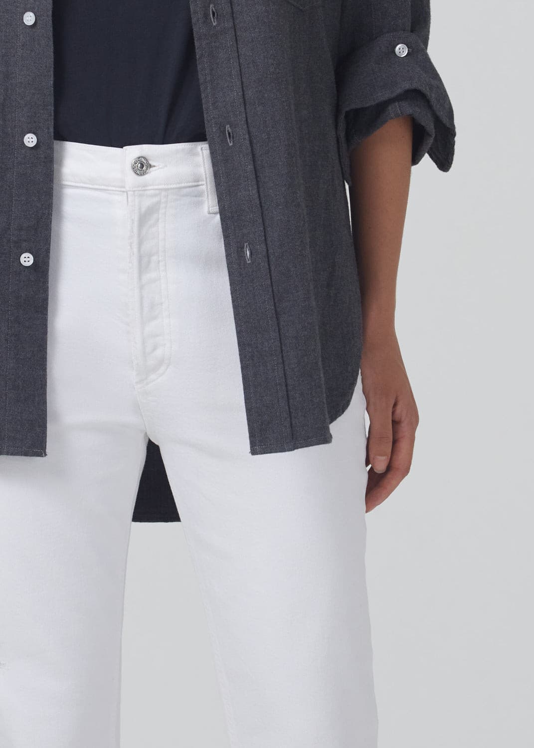 citizens of humanity jolene (organic cotton) white out