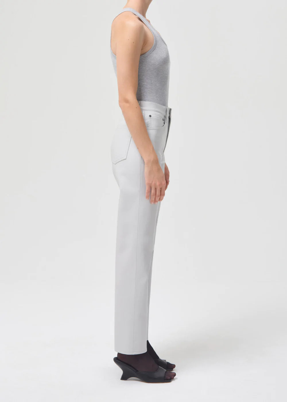 Agolde - Recycled Leather 90's Pinch Waist – Boutique Billie