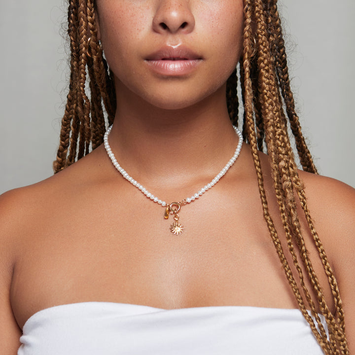 Deux Lions x Billie - Exclusive Collier 15,5" Perles d'Eau Douce - Boutique Billie 