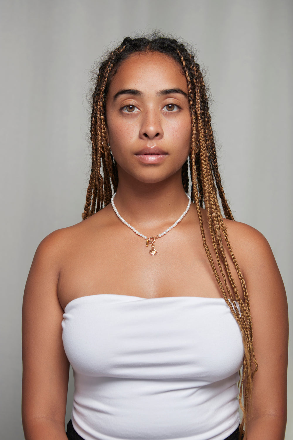 Deux Lions x Billie - Exclusive Collier 15,5" Perles d'Eau Douce - Boutique Billie 